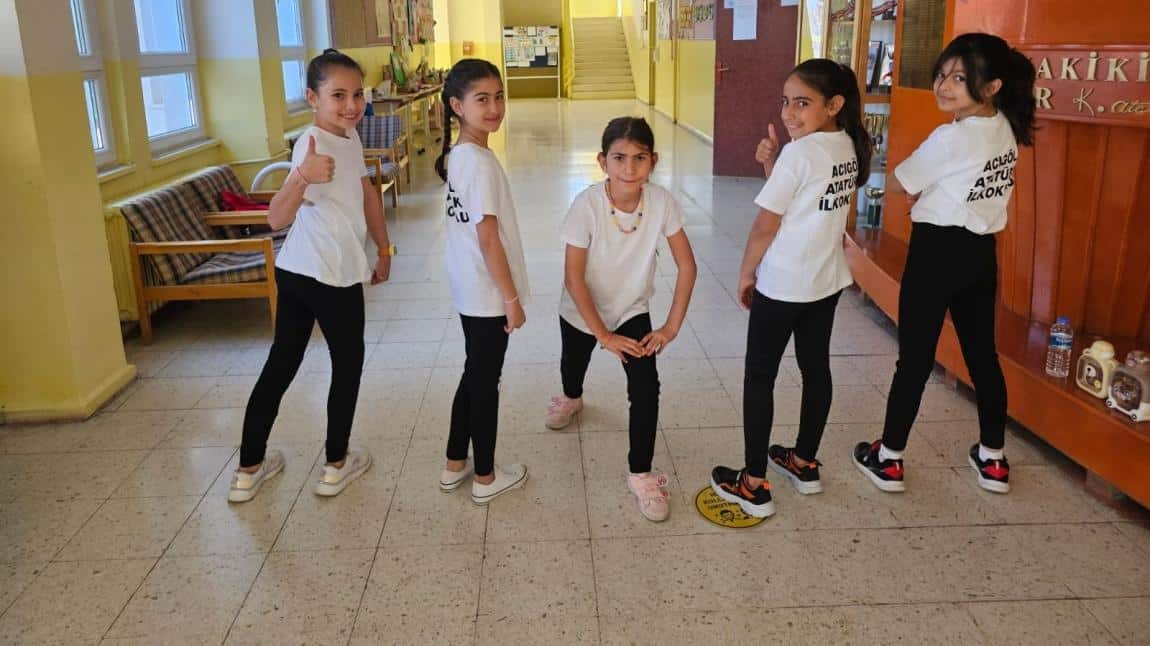 Okulumuz Minik Kızlar Artistik Jimnastik Takımı İl Birinciliği Müsabakalarına Hazır.